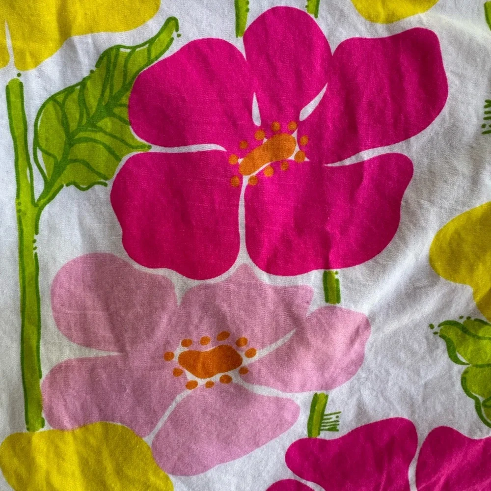 Vintage Lilly Pulitzer Sabrina Sweet Sally Print Flowered Sundress Tie-Back ~ 8 - Picture 12 of 13